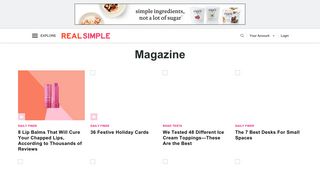 Magazine | Real Simple