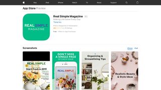 Real Simple Magazine on the App Store - iTunes - Apple