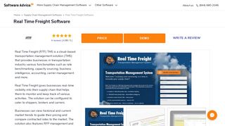 Real Time Freight Software - 2019 Reviews & Pricing