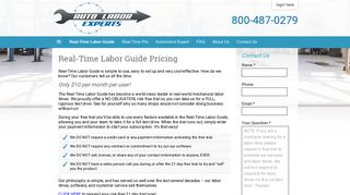 Real-Time Labor Guide Pricing