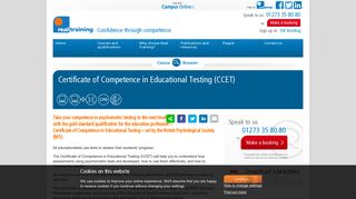 Certificate of Competence in Educational Testing (CCET) | Real Training