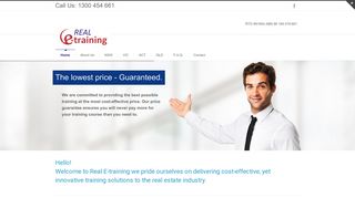 Real E-training - Real Estate training, CPD, Certificate of Registration ...