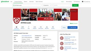Working at All Web Leads | Glassdoor