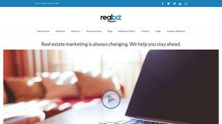 RealBiz Media | Real Estate Marketing Software