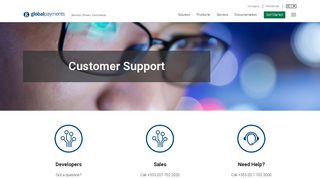 Customer Support for online payments | Global Payments
