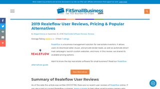 2019 Realeflow User Reviews, Pricing & Popular Alternatives