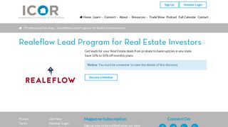 Realeflow Lead Program for Real Estate Investors - Investment ...