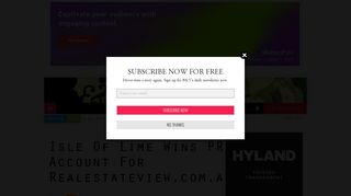 Isle Of Lime Wins PR Account For Realestateview.com.au - B&T