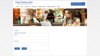 Login - Copy Pasting Jobs, Simple Online Part time Jobs, Home ...
