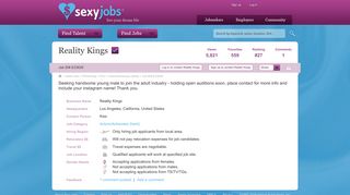 Reality Kings: Job ID# E23626 - SexyJobs.com
