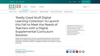'Really Good Stuff Digital Learning Collection' to Launch this Fall to ...