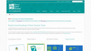 Online Teacher Tools | Really Great Reading