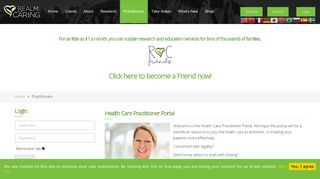 Practitioner Portal - Practitioners - Realm of Caring