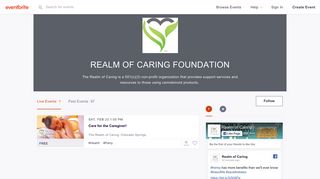 REALM OF CARING FOUNDATION Events | Eventbrite