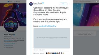 Realm Royale on Twitter: 