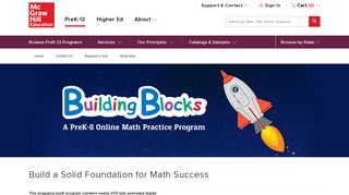 HOME | Digital PreK-8 supplemental math program | SRA Building ...