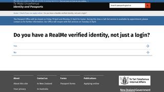 Do you have a RealMe verified identity, not just a login? | New ...