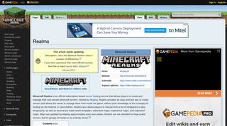Realms – Official Minecraft Wiki