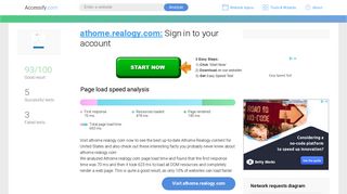 Access athome.realogy.com. Sign in to your account