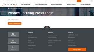 Product Learning Portal Login | RealPage