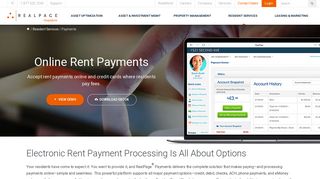 Online Rent Payment Collection Software | RealPage