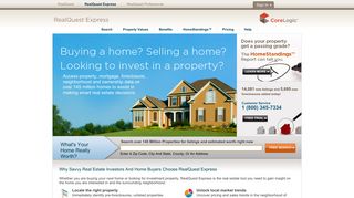 RealQuest Express - foreclosure and property for sale listings