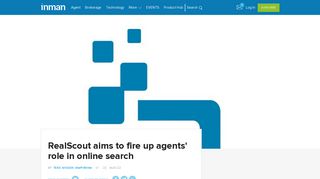 RealScout aims to fire up agents' role in online search - Inman