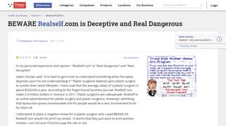 BEWARE RealSelf.com is Deceptive and Real Dangerous Jan 07 ...