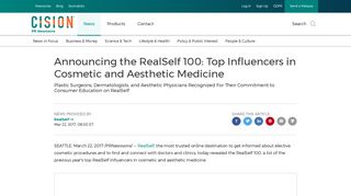 Announcing the RealSelf 100: Top Influencers in Cosmetic and ...