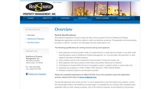 Tenants | RealSource Property Management | Santa Clara, San Jose ...