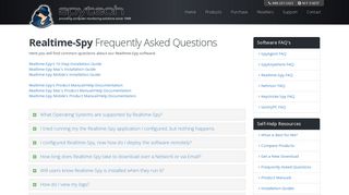 Realtime-Spy FAQ - Spytech Spy Software