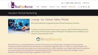 Cloud based vacation rental software rental ... - RealTimeRental