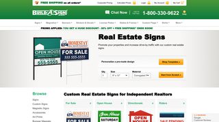 Real Estate Signs & Riders | Up to 25% OFF + FREE SHIPPING