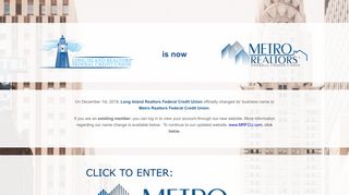 Landing Page – MRFCU - Metro Realtors Federal Credit Union