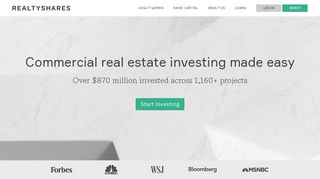 RealtyShares | Build your commercial real estate portfolio