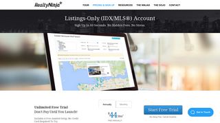 RealtyNinja - Listings Only (IDX) Accounts - Awesome Websites For ...