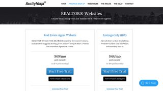 RealtyNinja - REALTOR® Website Plans - Awesome Websites For ...