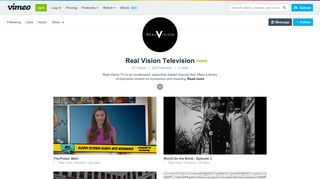 Real Vision Television on Vimeo