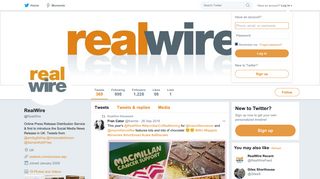 RealWire (@RealWire) | Twitter