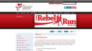 Cork Sports Partnership - Cork Rebel Run