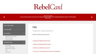 UNLV RebelCard Online Store - JSA Technologies