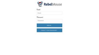 Sign in with Email - RebelMouse