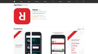 Rebtel on the App Store - iTunes - Apple