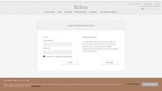 Customer Login | Rebus Signet Rings