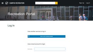 Log In - ASI Campus Rec Portal
