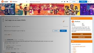 Can't sign in to rec room ( PSVR ) : RecRoom - Reddit