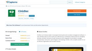 CivicRec Reviews and Pricing - 2019 - Capterra