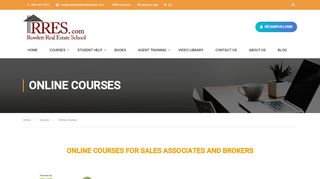 FREC Approved Online Courses For Sales Associates and Brokers