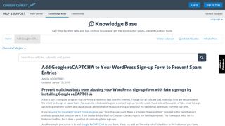 Add Google reCAPTCHA to your WordPress Sign-up Form to Prevent ...