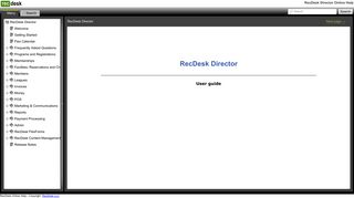 RecDesk Director: Application